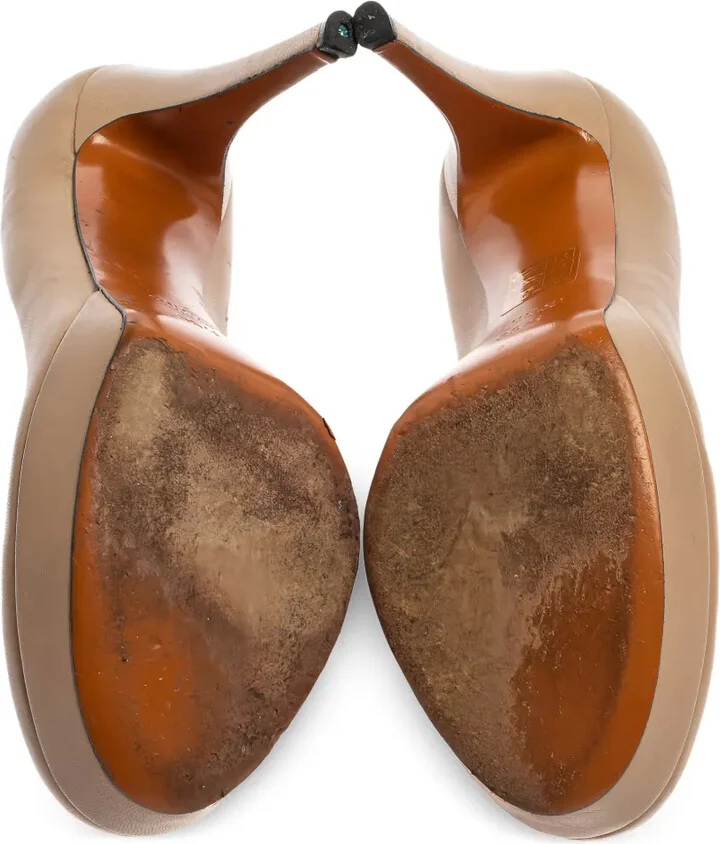 Leather Heeled Pumps - Image 5