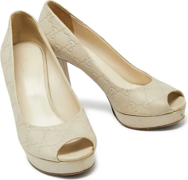 Leather Heeled Pumps - Image 2