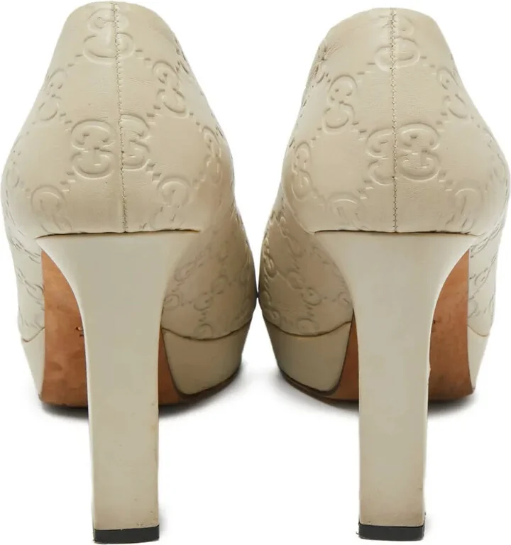Leather Heeled Pumps - Image 4