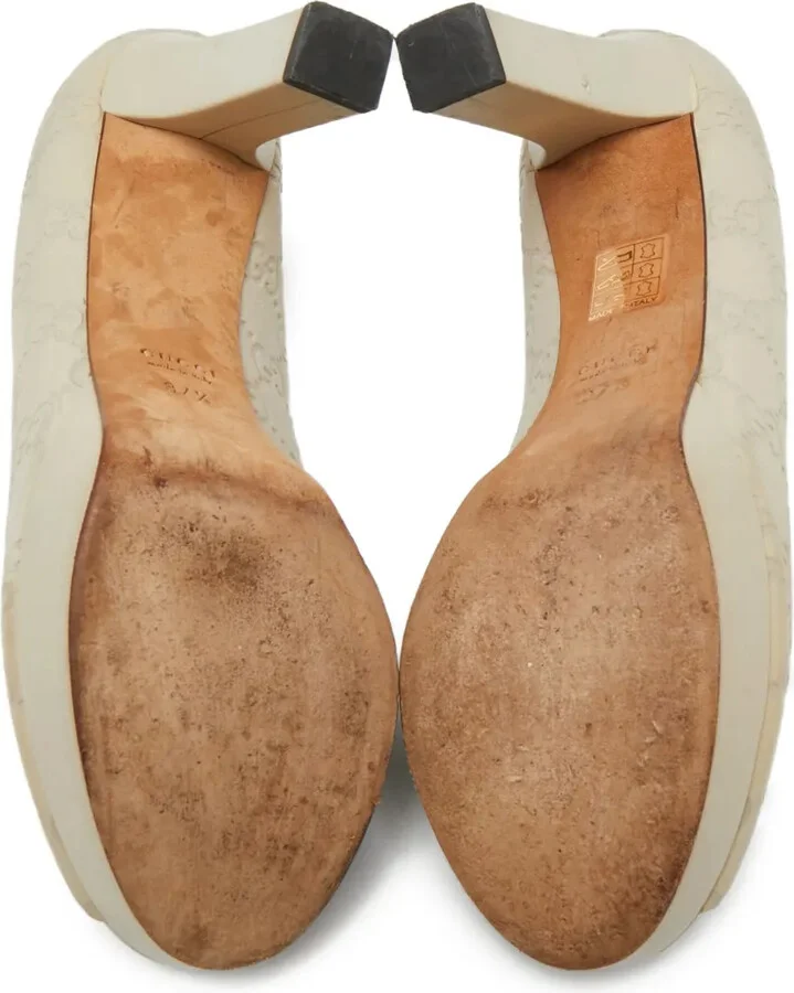 Leather Heeled Pumps - Image 5