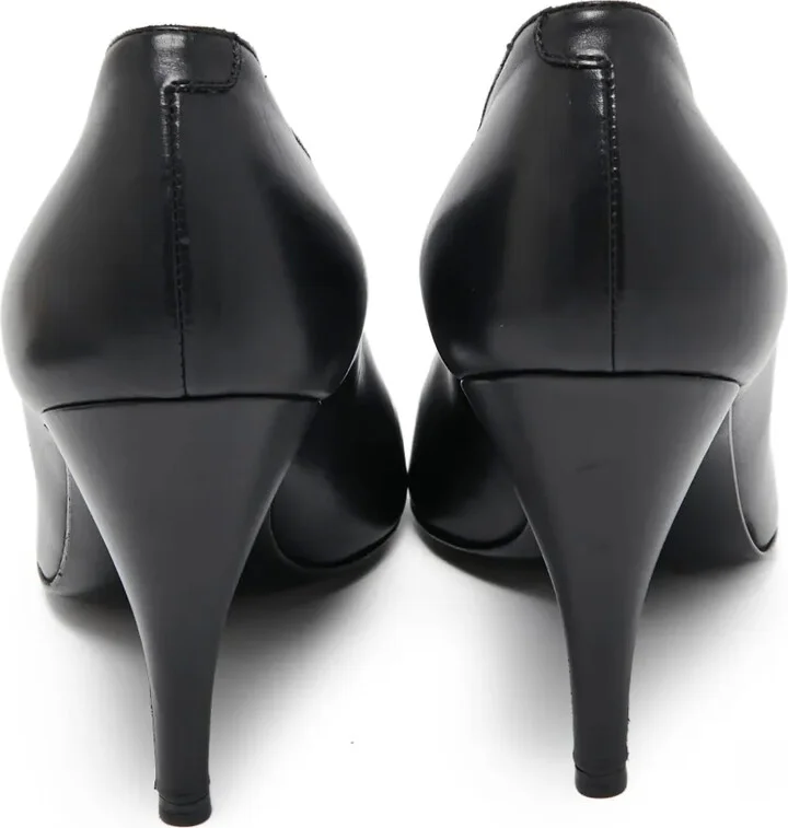 Leather Heeled Pumps - Image 3