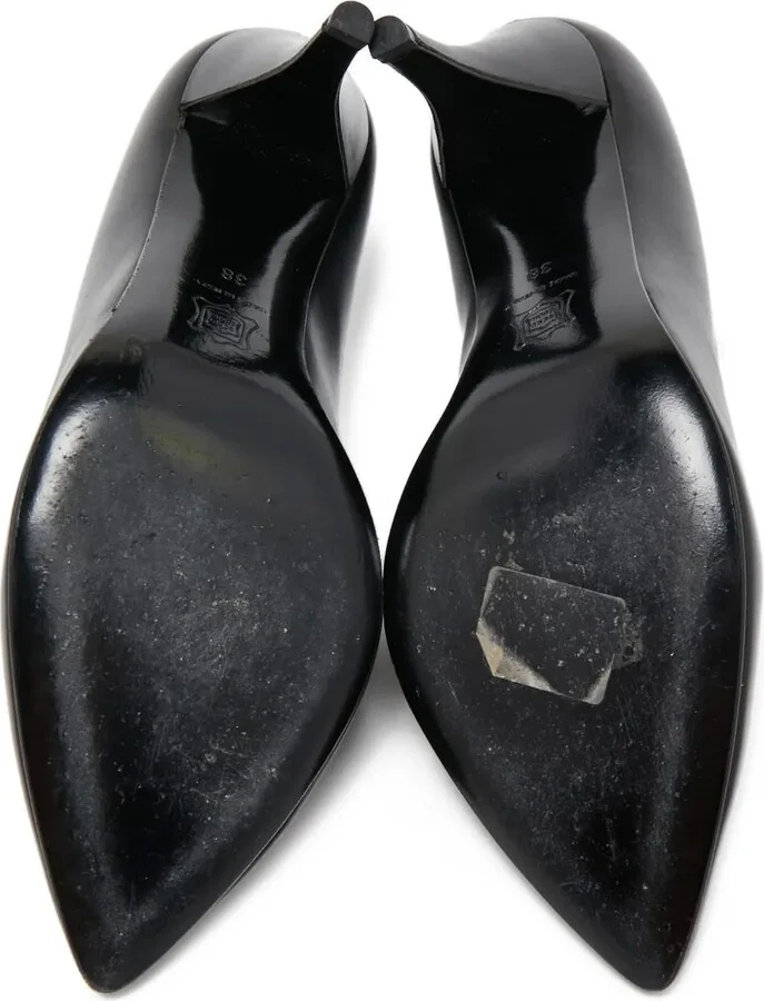 Leather Heeled Pumps - Image 4