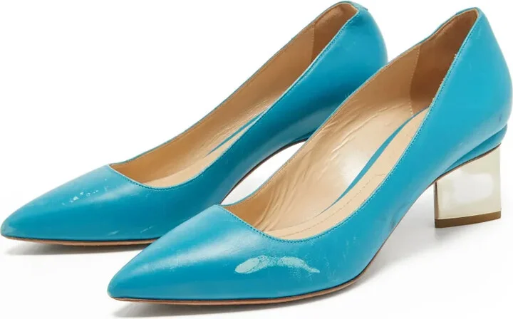 Leather Heeled Pumps - Image 3