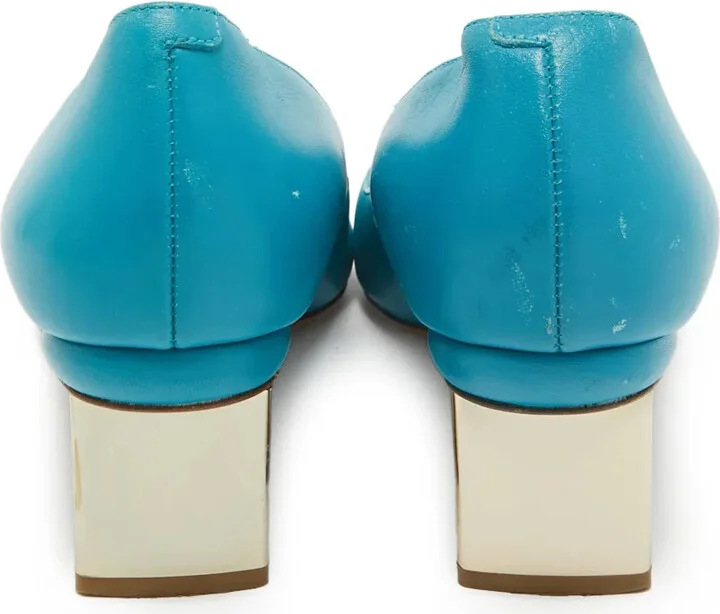 Leather Heeled Pumps - Image 4
