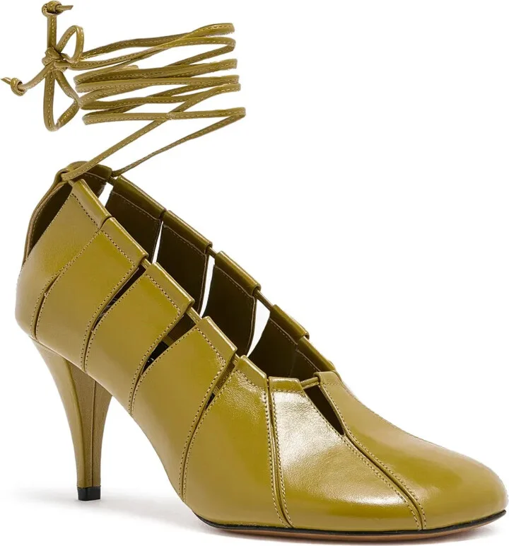 Leather Heeled Pumps - Image 2
