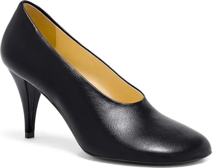 Leather Heeled Pumps - Image 2