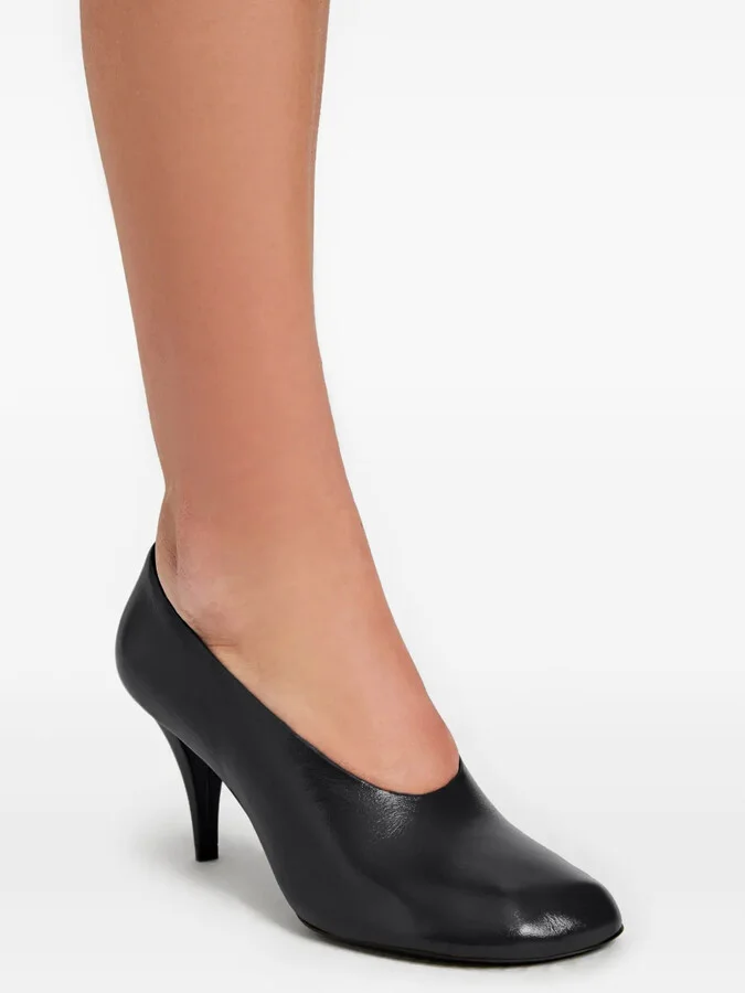 Leather Heeled Pumps - Image 5