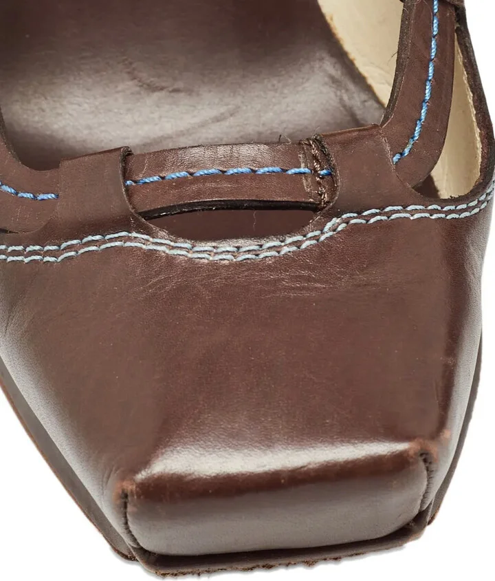 Leather Heeled Pumps - Image 5