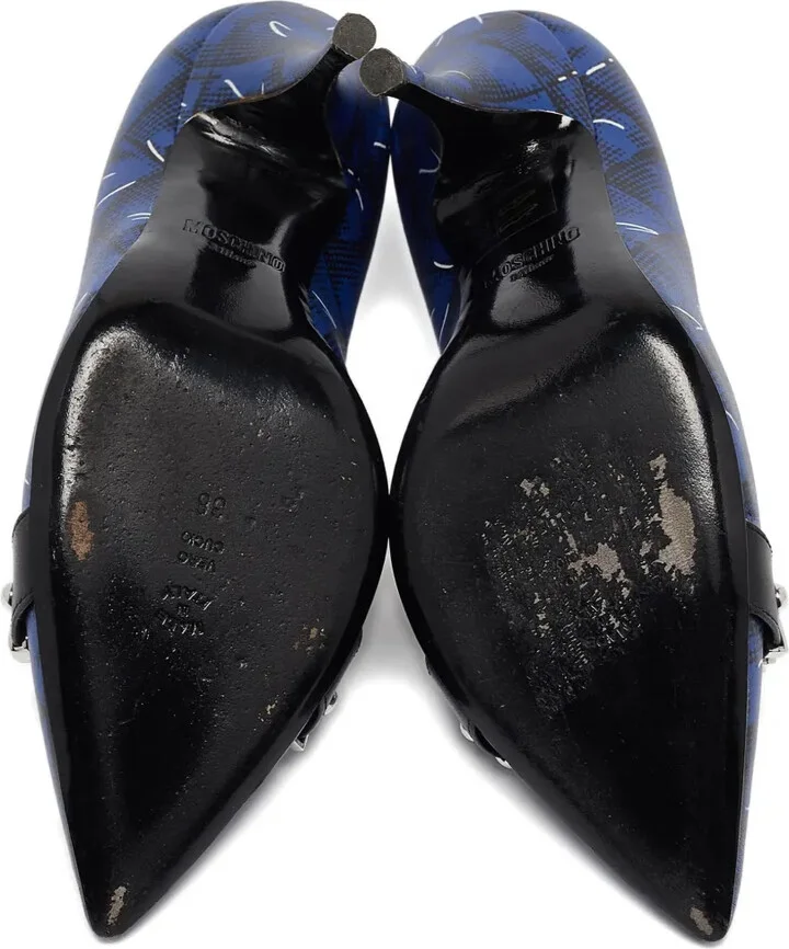 Leather Heeled Pumps - Image 4