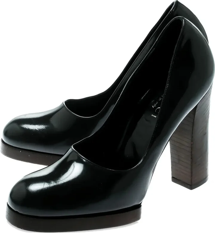 Leather Heeled Pumps - Image 3