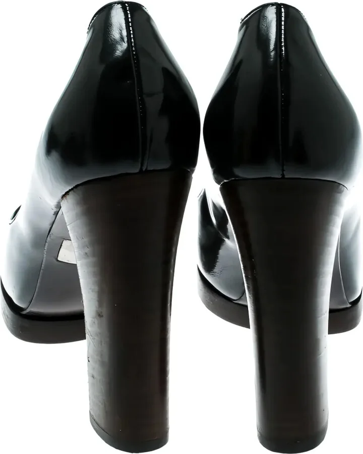 Leather Heeled Pumps - Image 4