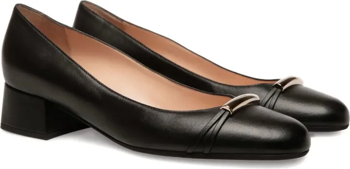 Leather Heeled Pumps - Image 2