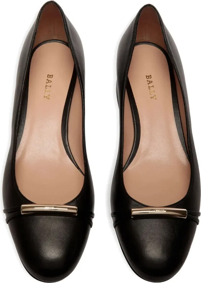 Leather Heeled Pumps - Image 3
