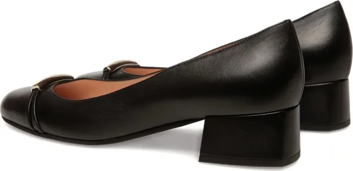 Leather Heeled Pumps - Image 4