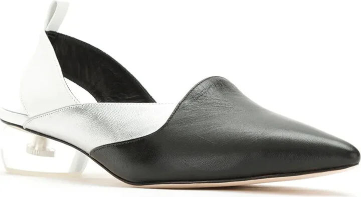 Leather Heeled Pumps - Image 2