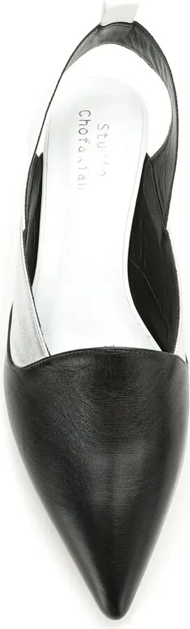 Leather Heeled Pumps - Image 4