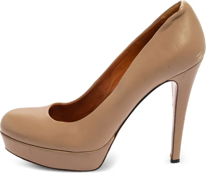 Leather Heeled Pumps