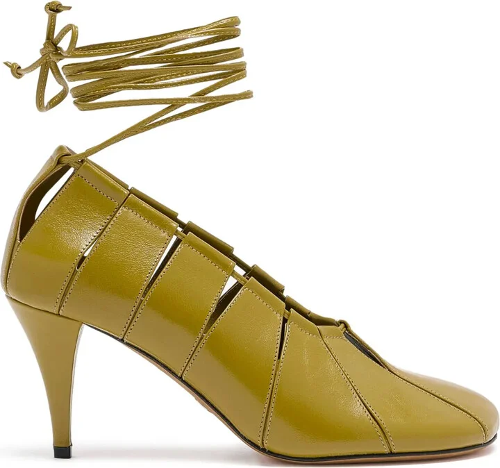 Leather Heeled Pumps