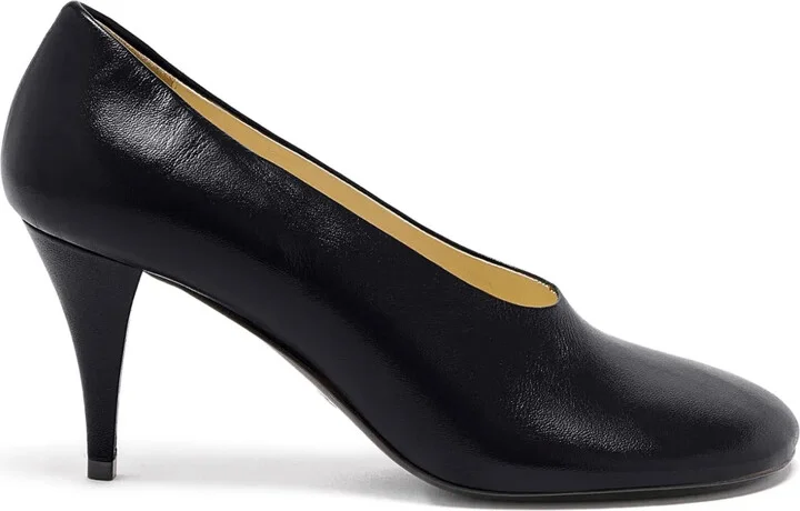 Leather Heeled Pumps