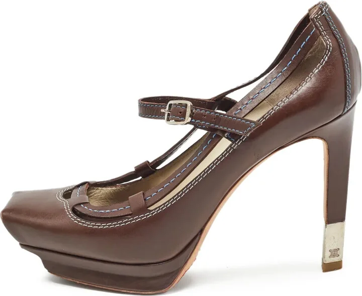 Leather Heeled Pumps
