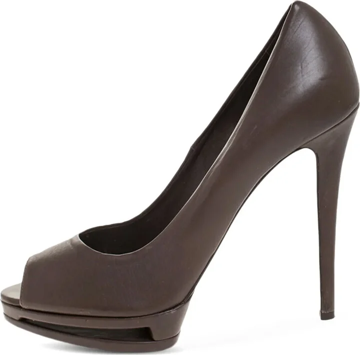 Leather Heeled Pumps