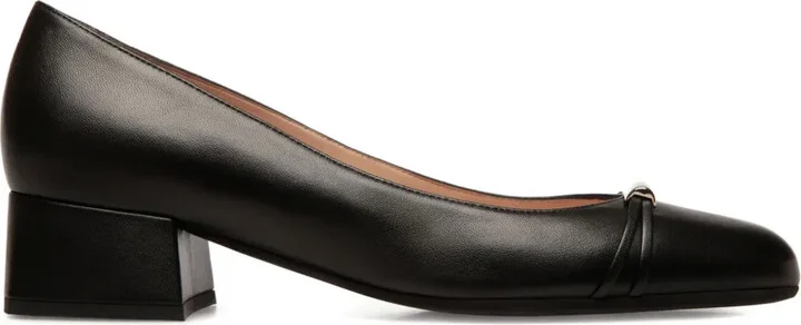 Leather Heeled Pumps