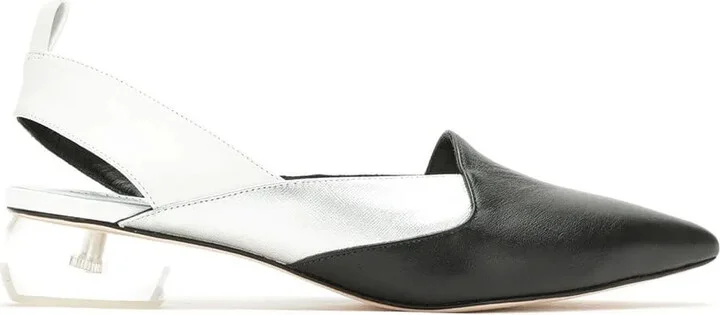 Leather Heeled Pumps