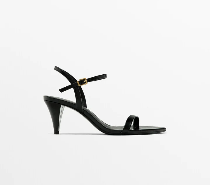 Leather Heeled Sandals - Image 2