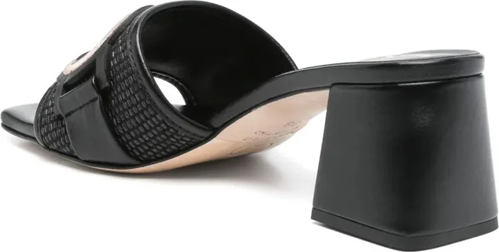 Leather Heeled Sandals - Image 3
