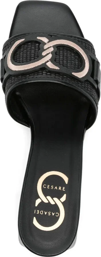 Leather Heeled Sandals - Image 4