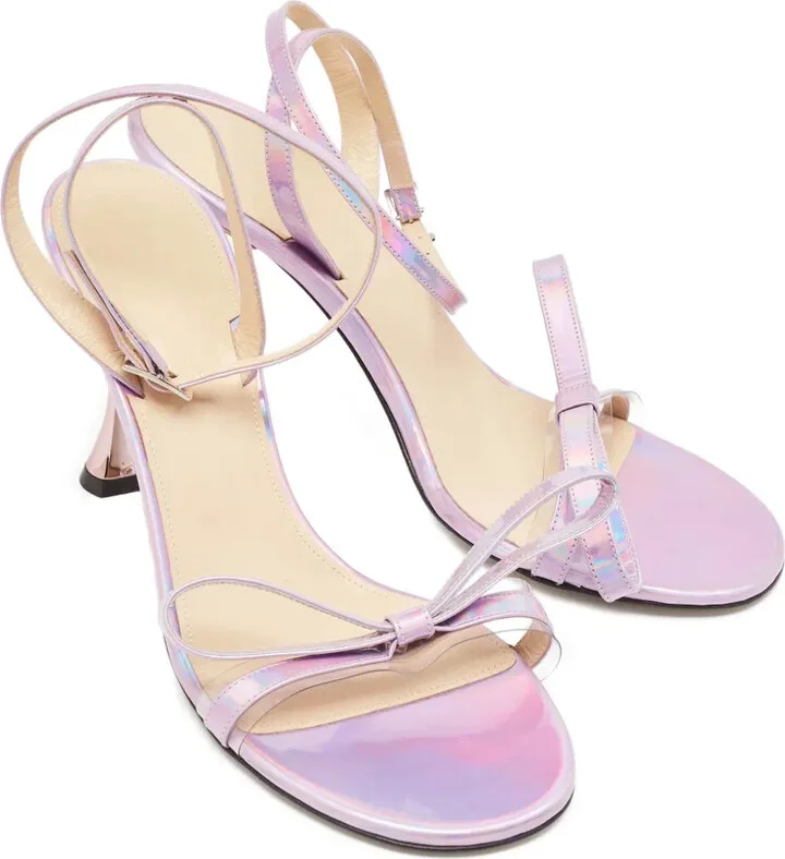 Leather Heeled Sandals - Image 2