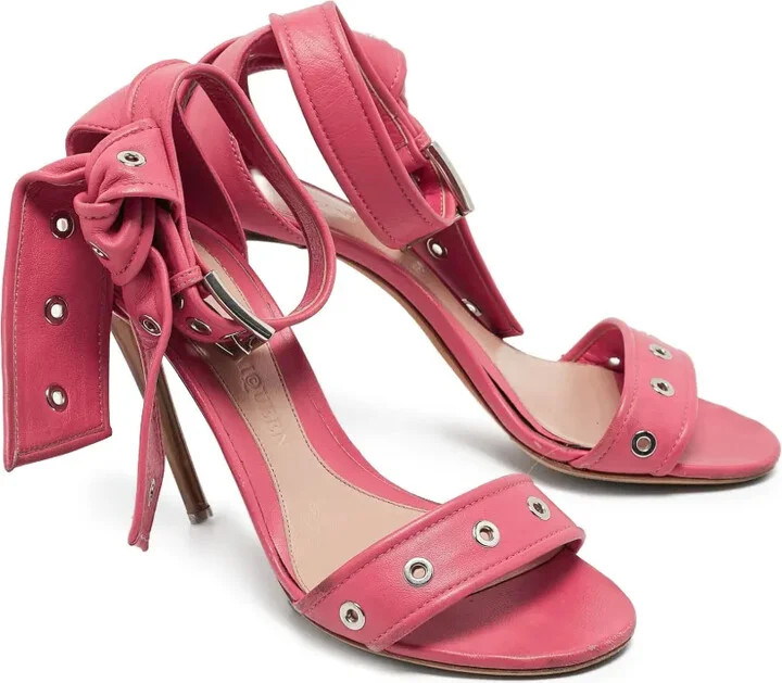 Leather Heeled Sandals - Image 2