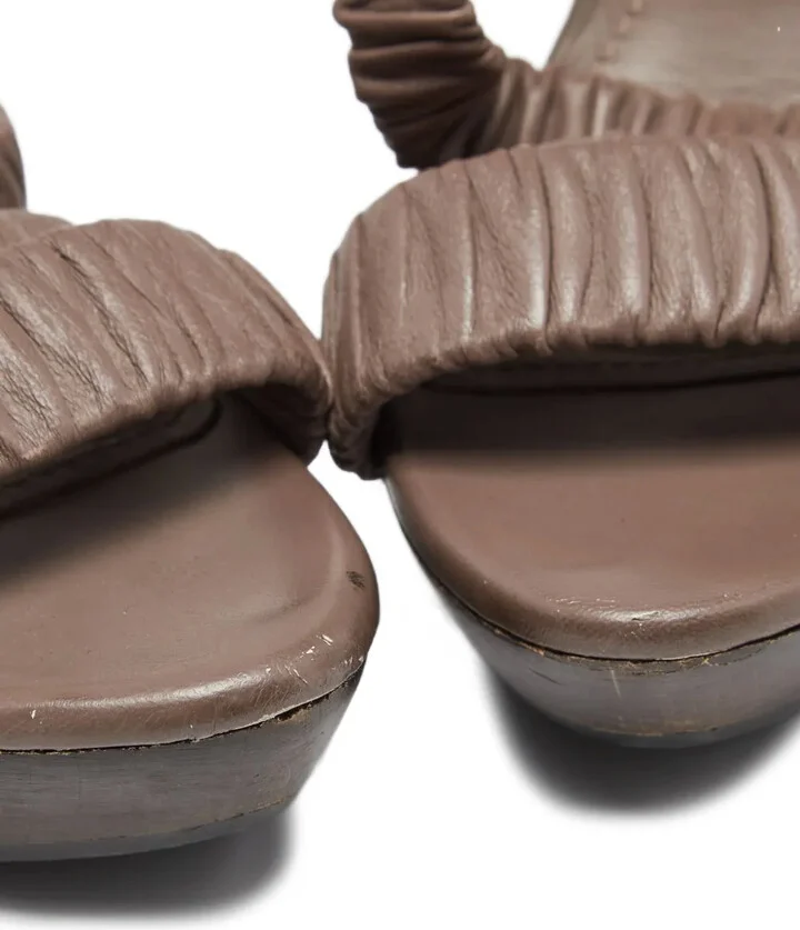 Leather Heeled Sandals - Image 5