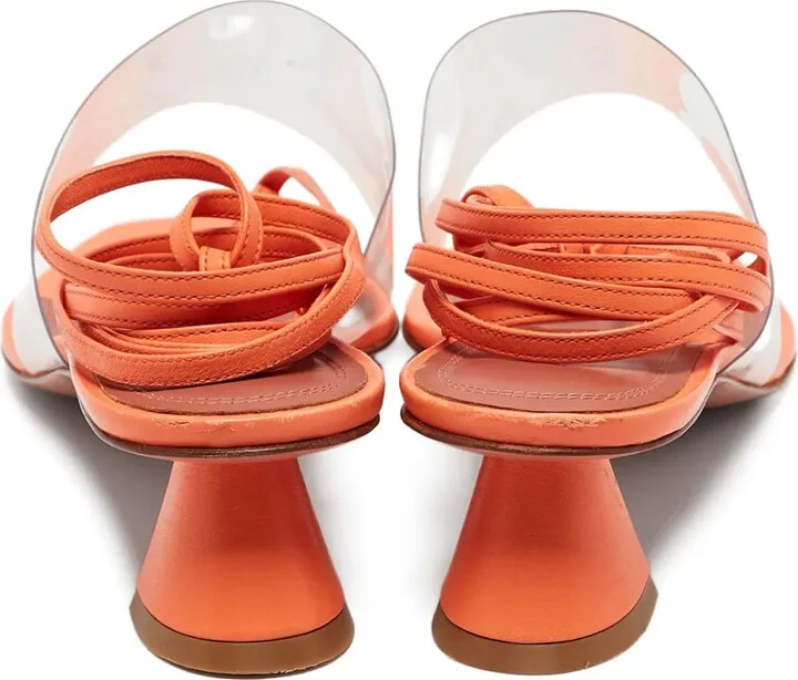 Leather Heeled Sandals - Image 4