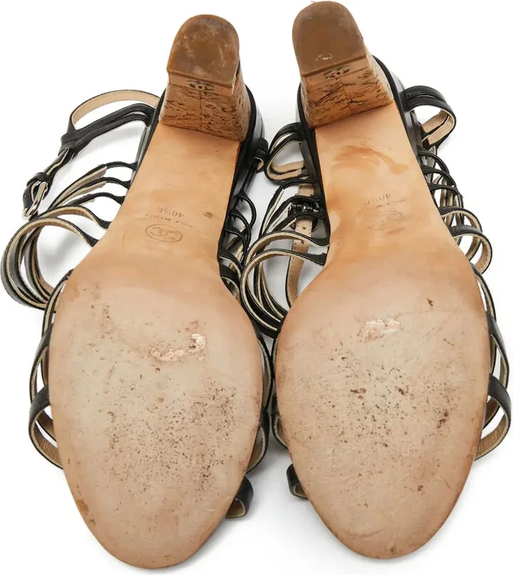 Leather Heeled Sandals - Image 5