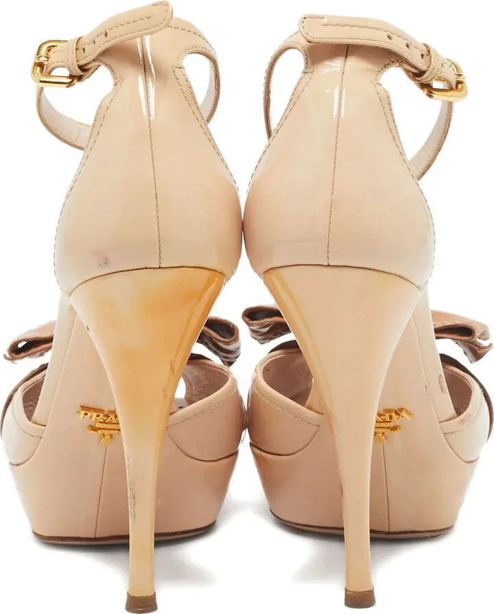 Leather Heeled Sandals - Image 4
