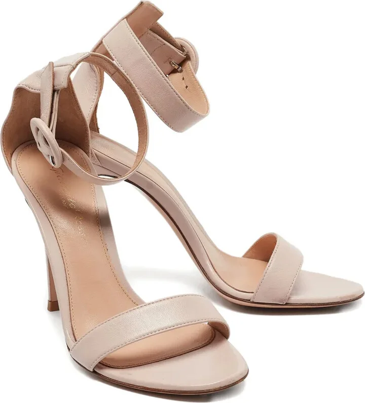 Leather Heeled Sandals - Image 2