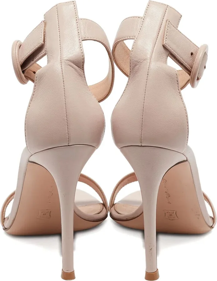 Leather Heeled Sandals - Image 4