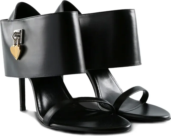 Leather Heeled Sandals - Image 2