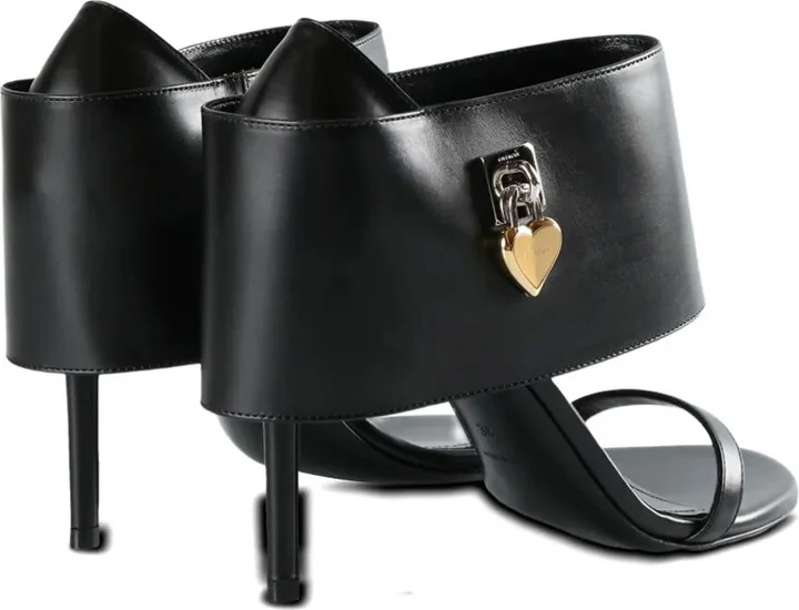 Leather Heeled Sandals - Image 3