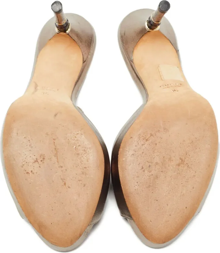 Leather Heeled Sandals - Image 4