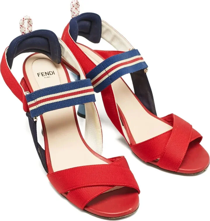 Leather Heeled Sandals - Image 2