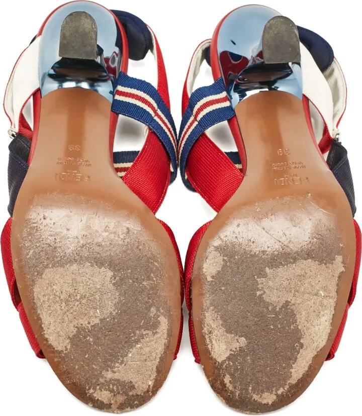 Leather Heeled Sandals - Image 4