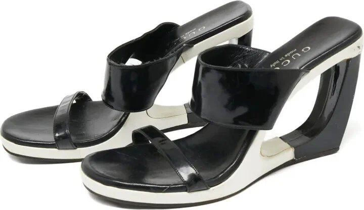 Leather Heeled Sandals - Image 2
