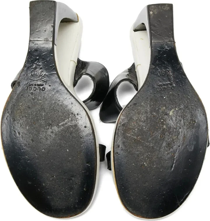 Leather Heeled Sandals - Image 4