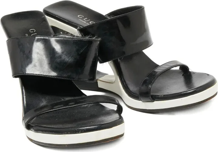 Leather Heeled Sandals - Image 5