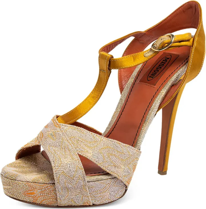 Leather Heeled Sandals - Image 2
