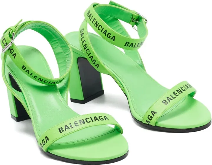 Leather Heeled Sandals - Image 3