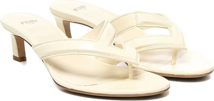 Leather Heeled Sandals - Image 2