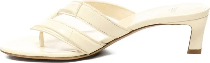 Leather Heeled Sandals - Image 4